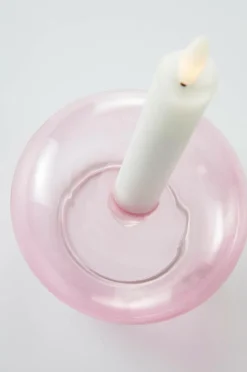 Ljusstakar|Jotex DONUT Ljusstake Rosa