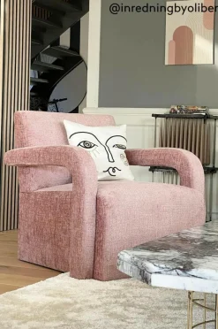 Fåtöljer|Jotex DORAL Fåtölj Rosa