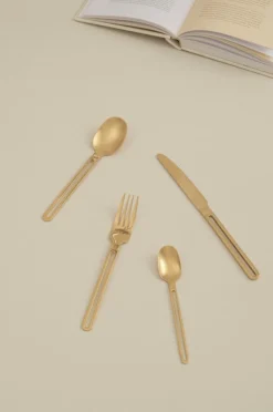 Bestick|Jotex DORIAN Bestickset 24-pack Guld