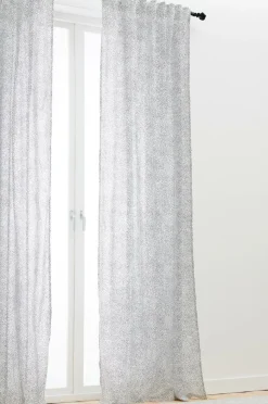 Barngardiner|Multifunktionsgardiner|Jotex DOTTIE Multifunktionsgardin 2-pack Vit/svart