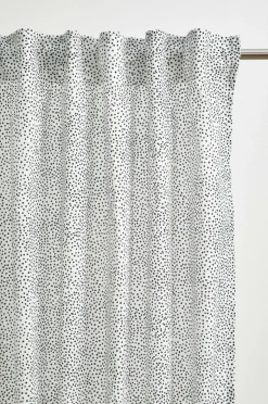 Barngardiner|Multifunktionsgardiner|Jotex DOTTIE Multifunktionsgardin 2-pack Vit/svart
