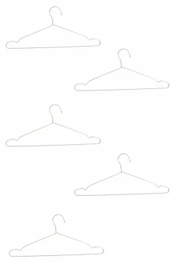Hallmöbler|Förvaring|Jotex DRAYTON Galge 5-pack Silver