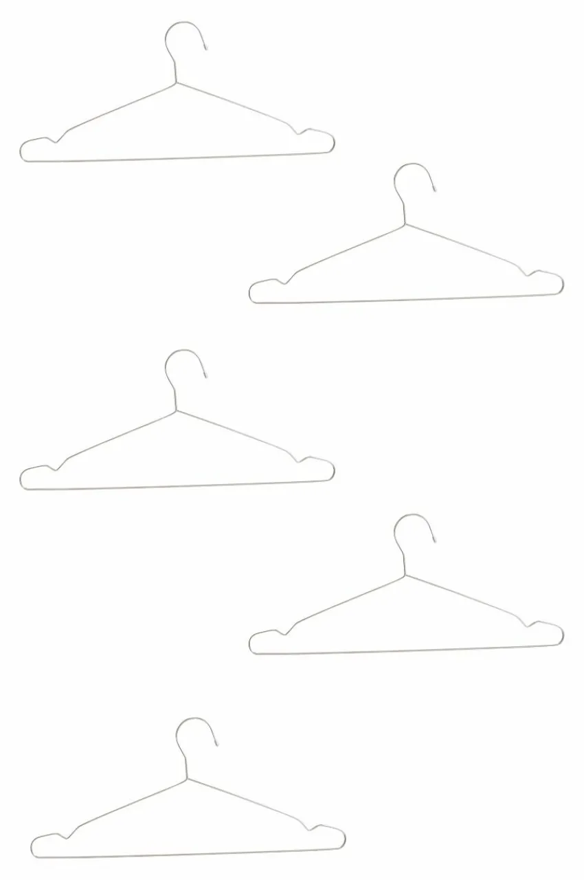 Hallmöbler|Förvaring|Jotex DRAYTON Galge 5-pack Silver