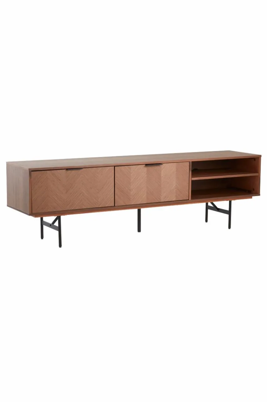 Förvaring|Jotex DUVBERG Tv-bänk 40x180 Cm Valnötsfanér