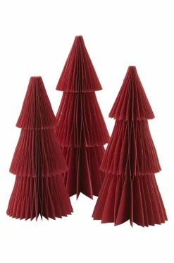 Juldekoration|Jotex EBBE Dekorationsfigur 3-pack Vinröd