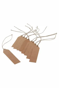Presentpapper & Snöre|Juldekoration|Jotex EGON Etiketter 10-pack Brun