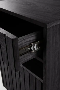 Förvaring|Jotex EIRA Sängbord Mdf with ash veneer,black
