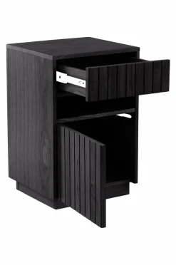 Förvaring|Jotex EIRA Sängbord Mdf with ash veneer,black