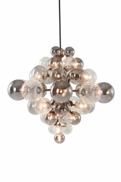 Taklampor|Kristallkronor & Takkronor|Jotex ELECTRA Taklampa Ø 75 Cm Svart