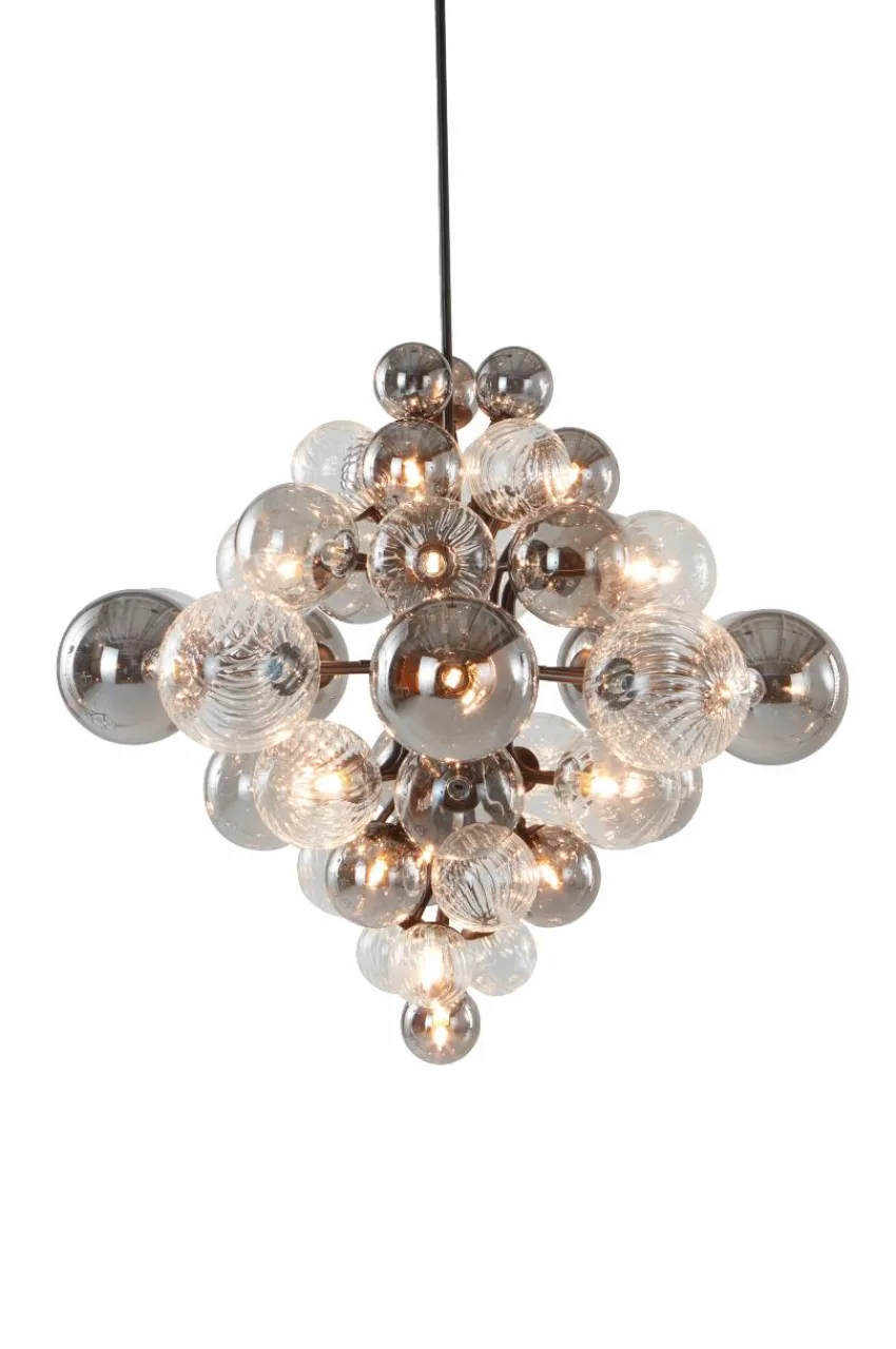 Taklampor|Kristallkronor & Takkronor|Jotex ELECTRA Taklampa Ø 75 Cm Svart