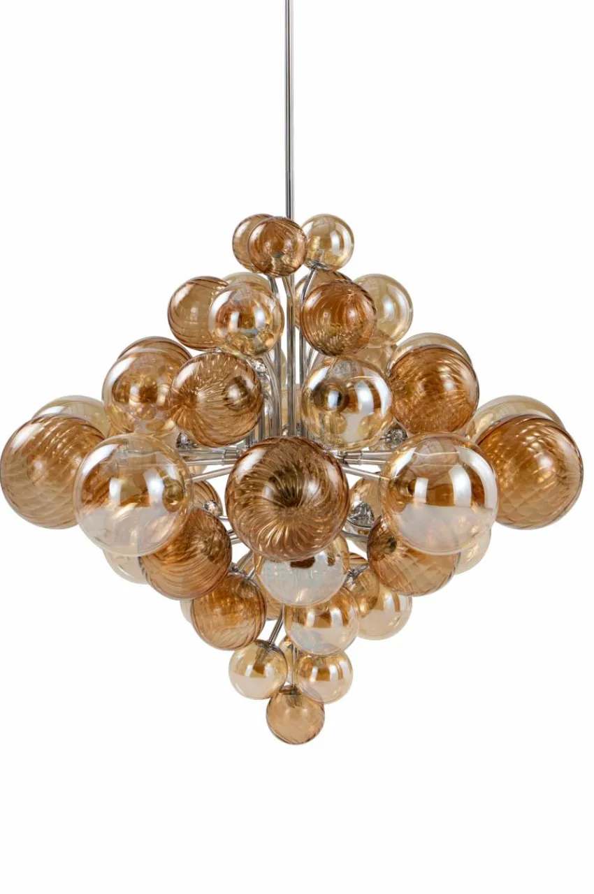 Taklampor|Kristallkronor & Takkronor|Jotex ELECTRA Taklampa Ø 75 Cm Bärnsten