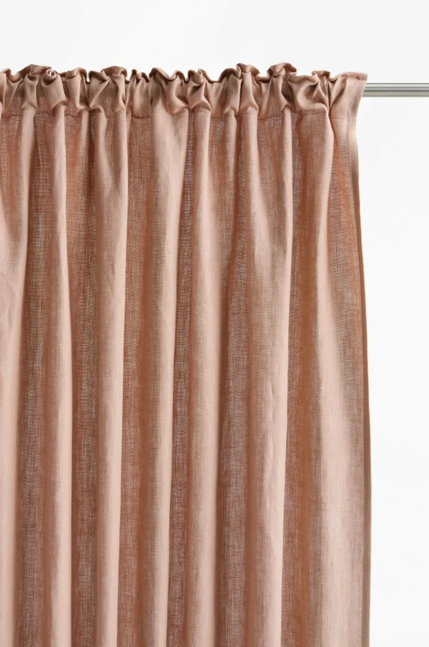 Linnegardiner|Multifunktionsgardiner|Jotex ELI Linnegardin 2-pack Nougat