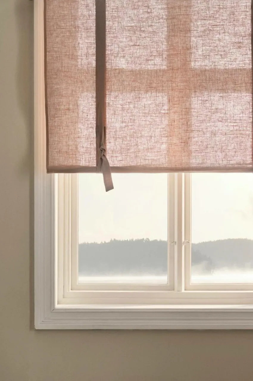 Hissgardiner|Linnegardiner|Jotex ELI Roll Up-gardin I Linne Nougat