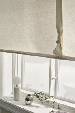 Hissgardiner|Linnegardiner|Jotex ELI Roll Up-gardin I Linne Naturvit