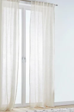 Linnegardiner|Multifunktionsgardiner|Jotex ELLEN Linnegardin 2-pack Linnebeige