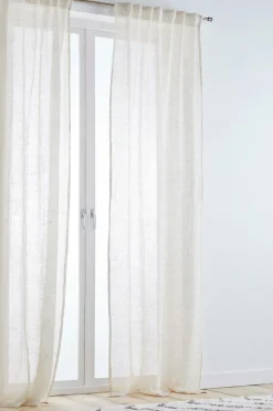 Linnegardiner|Multifunktionsgardiner|Jotex ELLEN Linnegardin 2-pack Linnebeige