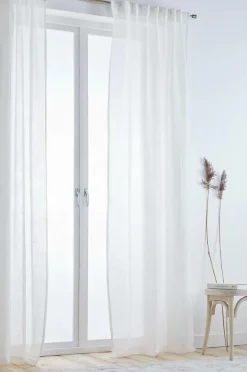 Multifunktionsgardiner|Linnegardiner|Jotex ELLEN Linnegardin 2-pack Naturvit