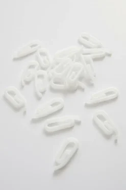 Gardintillbehör|Jotex ELLIS Rynkbandskrok 20-pack Vit