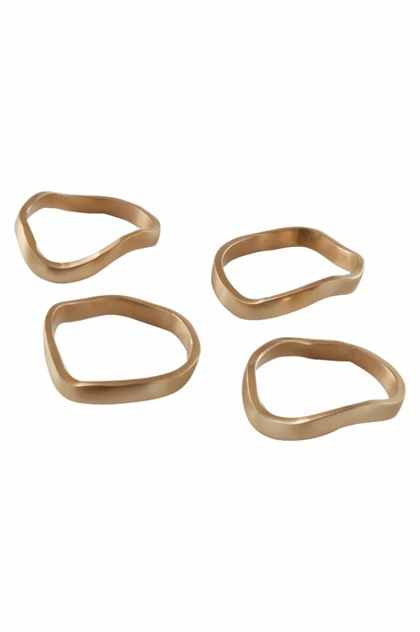 Kökstillbehör|Jotex ELLIS Servettring 4-pack Guld