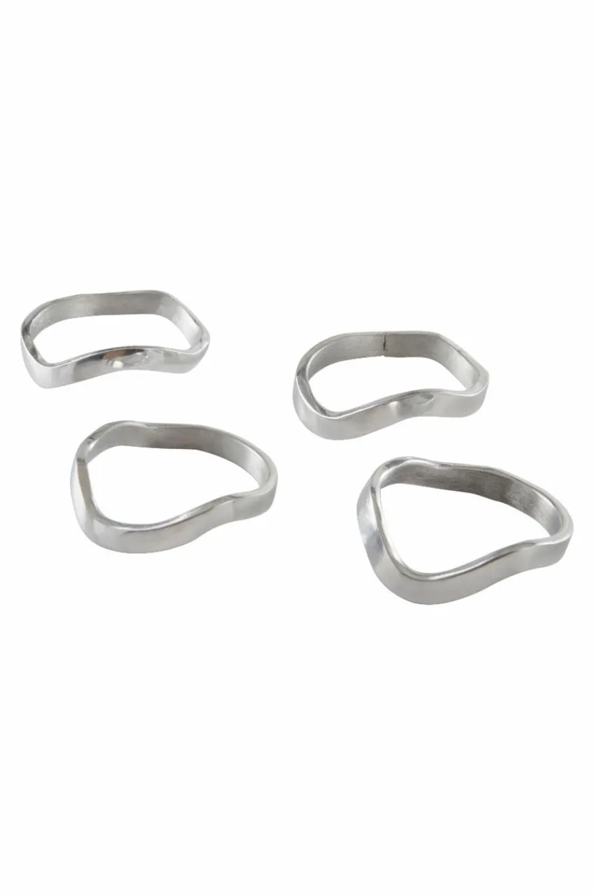 Kökstillbehör|Jotex ELLIS Servettring 4-pack Silver