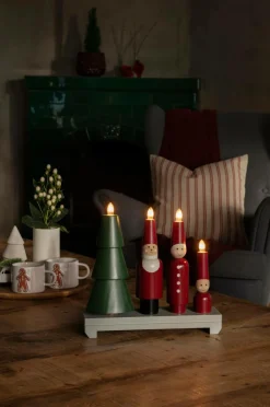 Julbelysning|Jotex Elljusstake 4 Ljus 