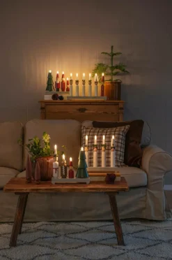 Julbelysning|Jotex Elljusstake 4 Ljus 