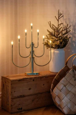 Julbelysning|Jotex Elljusstake Höjd 55,5 Cm Mässing