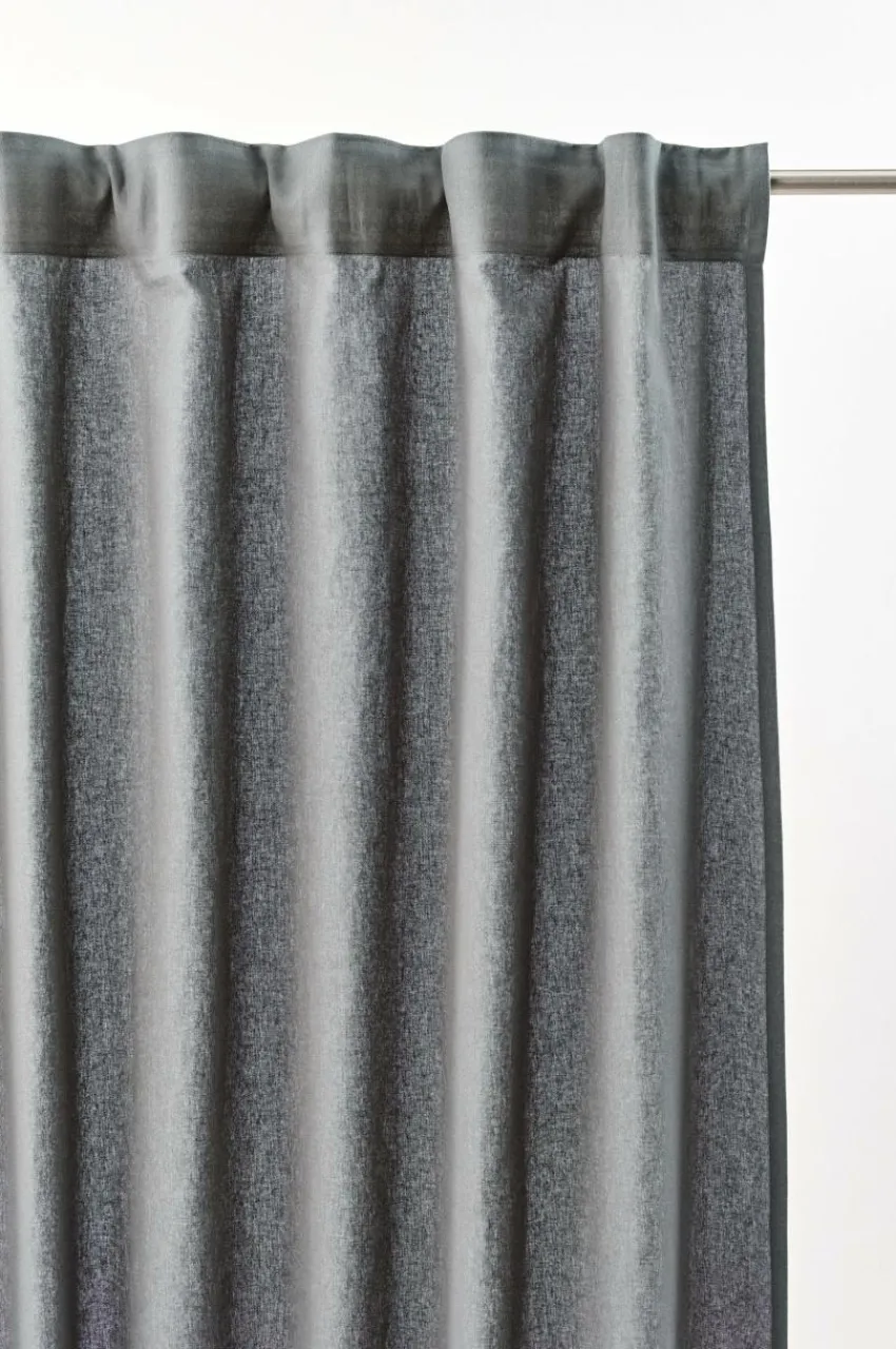 Julgardiner|Multifunktionsgardiner|Jotex ELORA Gardin 2-pack Mörkgrå