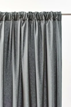 Julgardiner|Multifunktionsgardiner|Jotex ELORA Gardin 2-pack Mörkgrå