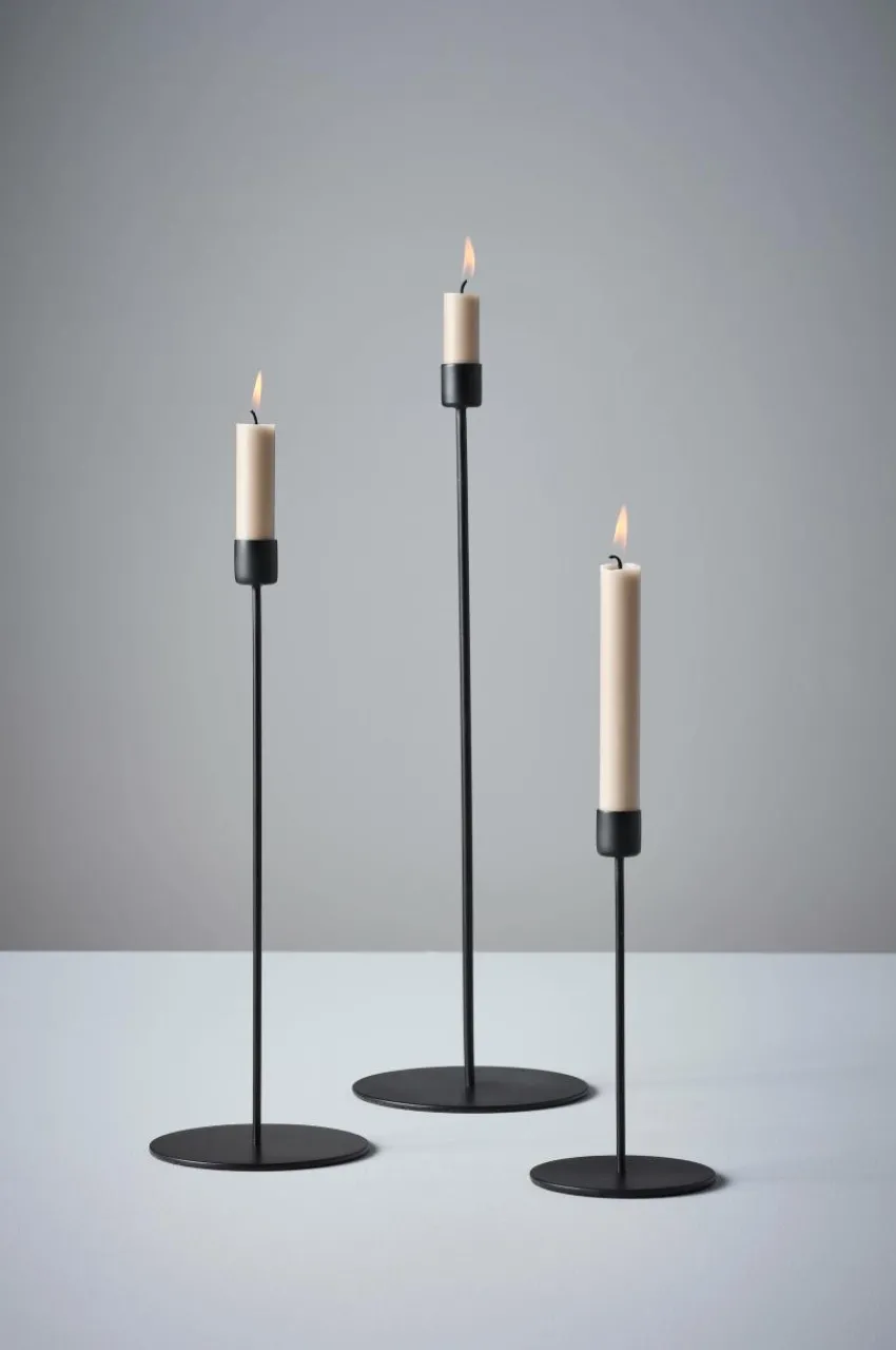 Ljusstakar|Jotex ELSY Ljusstake 3-pack Svart