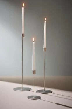 Ljusstakar|Jotex ELSY Ljusstake 3-pack Krom