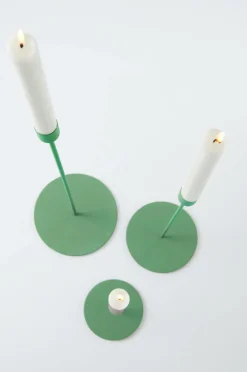 Ljusstakar|Jotex ELSY Ljusstake 3-pack Grön