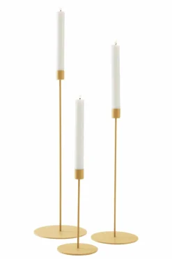 Ljusstakar|Jotex ELSY Ljusstake 3-pack Gul