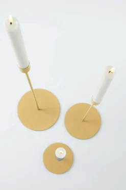 Ljusstakar|Jotex ELSY Ljusstake 3-pack Gul