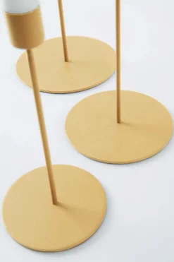 Ljusstakar|Jotex ELSY Ljusstake 3-pack Gul