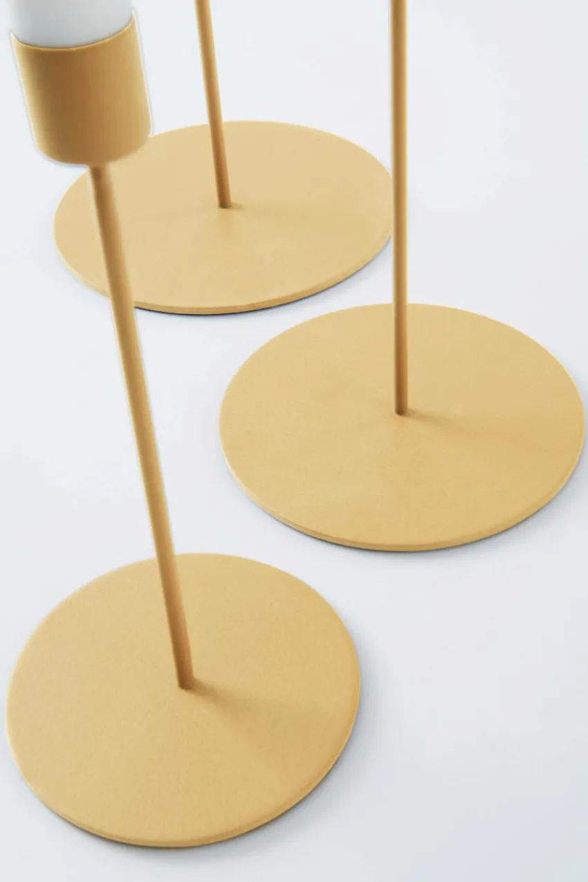 Ljusstakar|Jotex ELSY Ljusstake 3-pack Gul