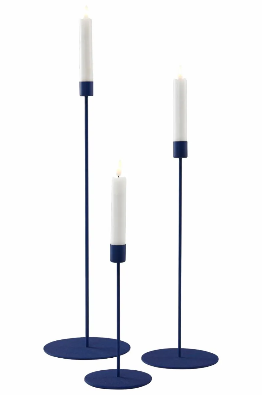 Ljusstakar|Jotex ELSY Ljusstake 3-pack Mörkblå