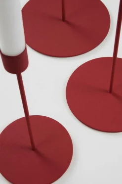 Ljusstakar|Jotex ELSY Ljusstake 3-pack Mörkröd