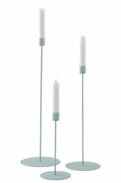 Ljusstakar|Jotex ELSY Ljusstake 3-pack Blågrön