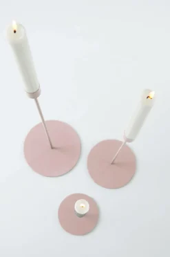 Ljusstakar|Jotex ELSY Ljusstake 3-pack Puderrosa