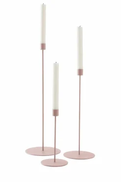 Ljusstakar|Jotex ELSY Ljusstake 3-pack Puderrosa