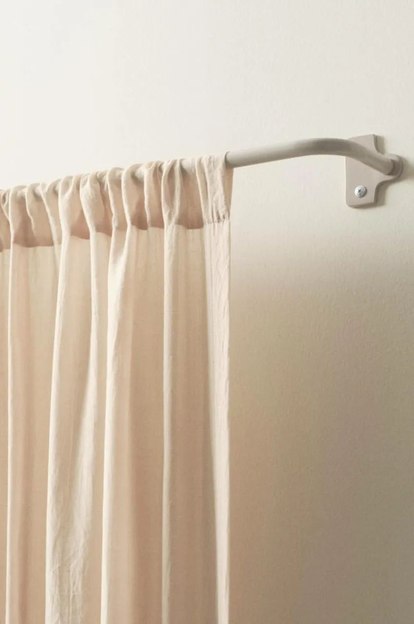 Gardinstänger|Jotex EMRY Gardinstång Enkel 125-203 Cm