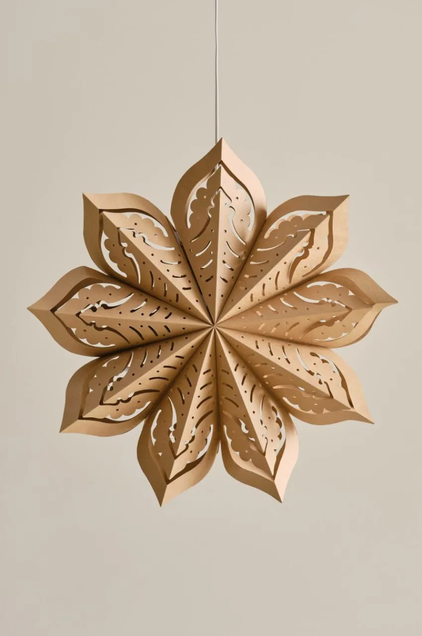 Julbelysning|Jotex ERIS Julstjärna ø 62 Cm Brun