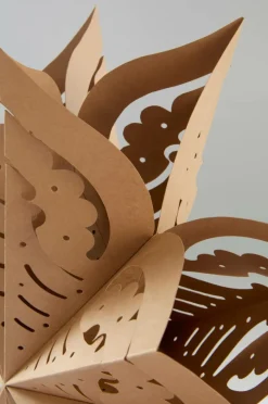 Julbelysning|Jotex ERIS Julstjärna ø 62 Cm Brun