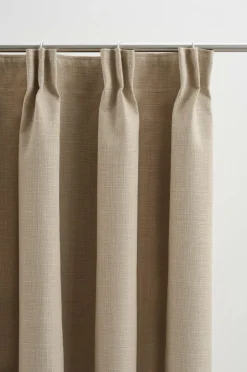 Multifunktionsgardiner|Mörkläggningsgardiner|Jotex ERIS Mörkläggningsgardin 1 Längd Extra Bred Beige