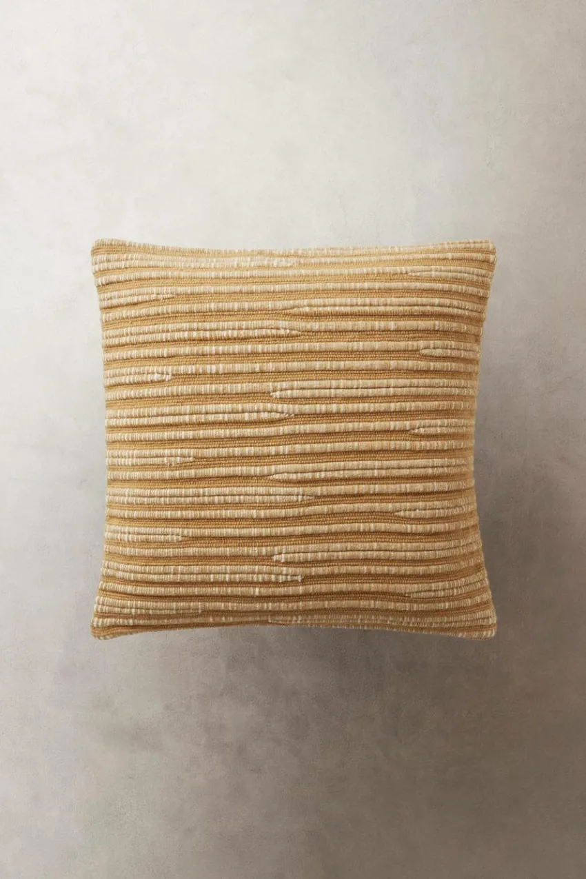 Prydnadskuddar & Fodral|Jotex ERNA Kuddfodral 50x50 Cm Gul/vit
