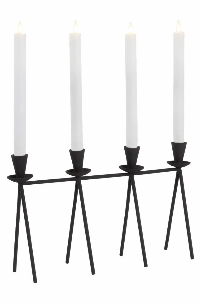 Ljusstakar|Juldekoration|Jotex ESTEFAN Ljusstake Svart