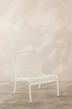 Utestolar & Utepallar|Utemöbler|Jotex ESTEPONA Loungestol Vit