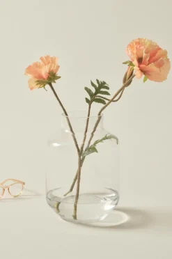 Vaser|Jotex ESTER Glasvas - Höjd 28 Cm Klarglas