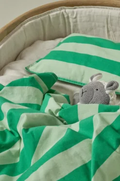 Barnsängkläder|Jotex EVELYN BABY Påslakanset Vagn/vagga - Ekologisk GRÖN